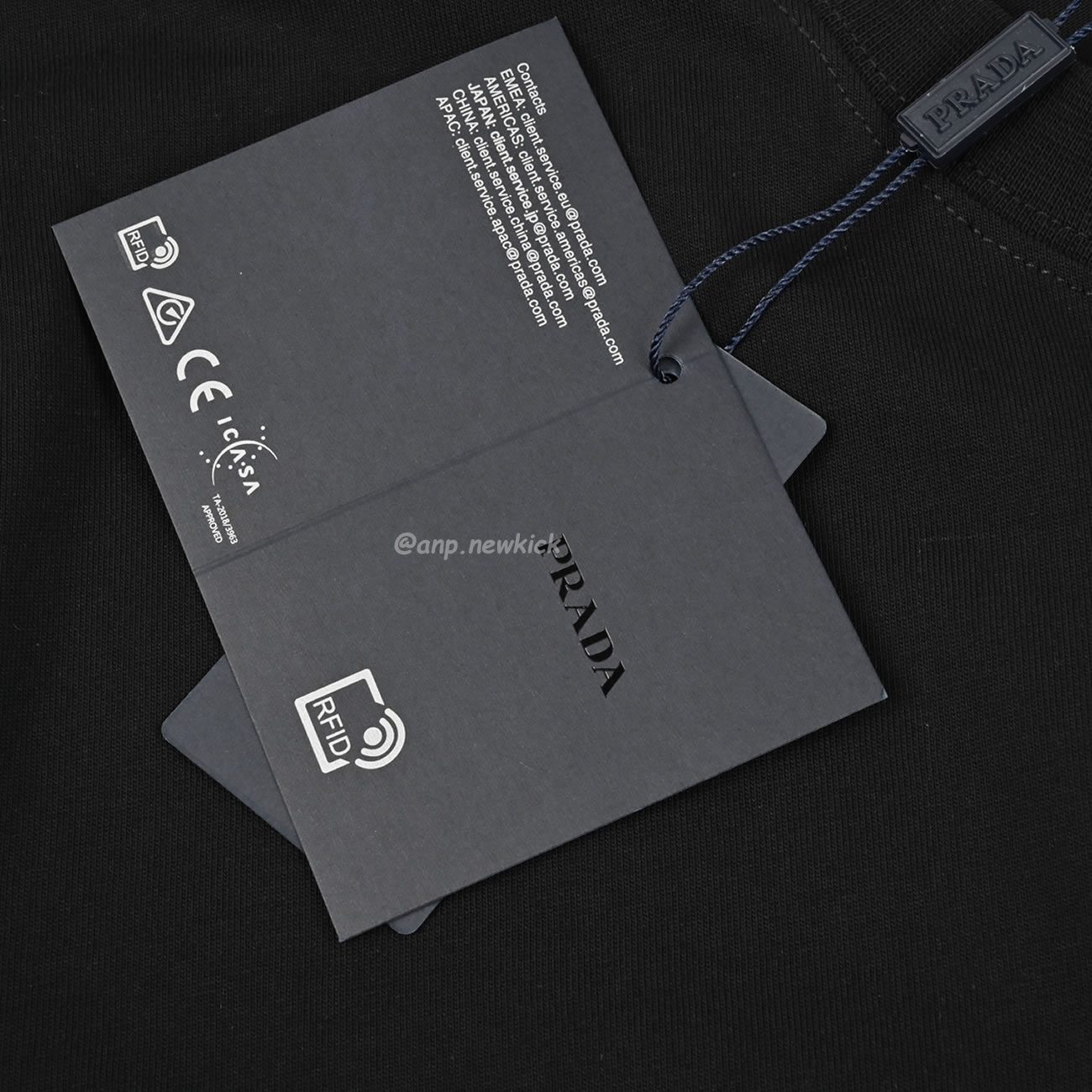 Prada 24ss 3d Toothbrush Embroidered Short Sleeves T Shirt (9) - www.newkick.vip